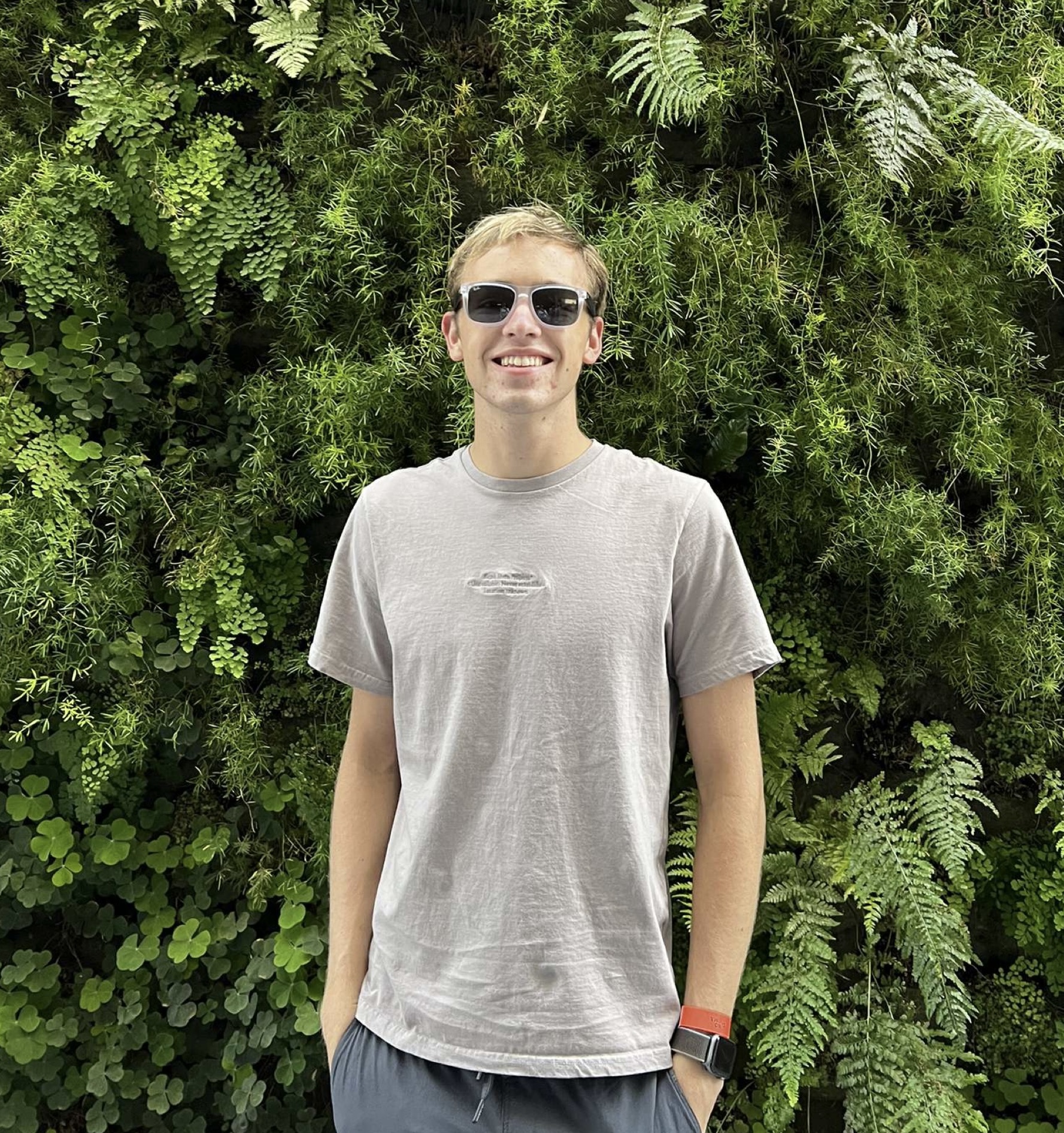 Picture of matthew against a green background